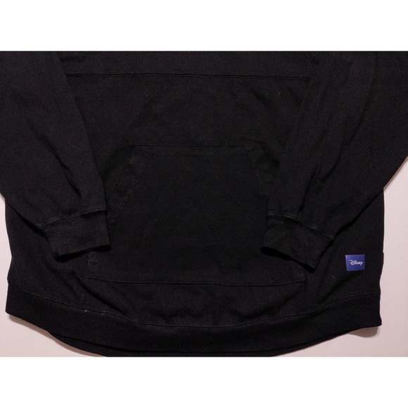 DISNEY 100 Spirit Jersey Snow Globe Long Sleeve Hoodie Shirt Black Large L - Picture 9 of 11